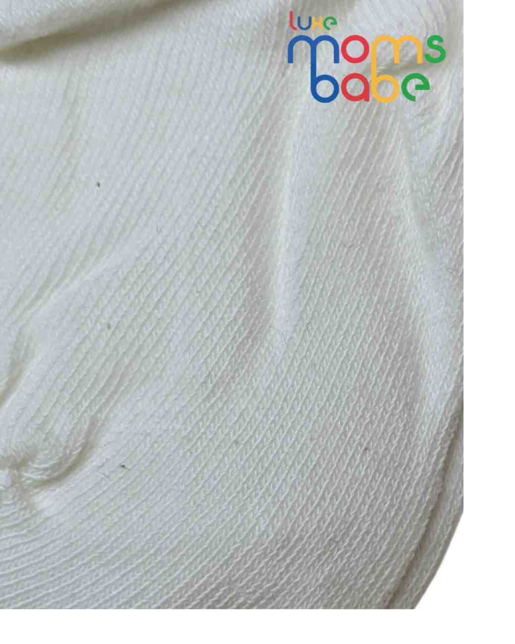 Baby Socks - Pack of 2 for Baby boys ( 6 - 12 Months )-Blu&White,cotton baby socks, blue white baby socks, soft baby socks, baby socks 6–12 months, newborn sock