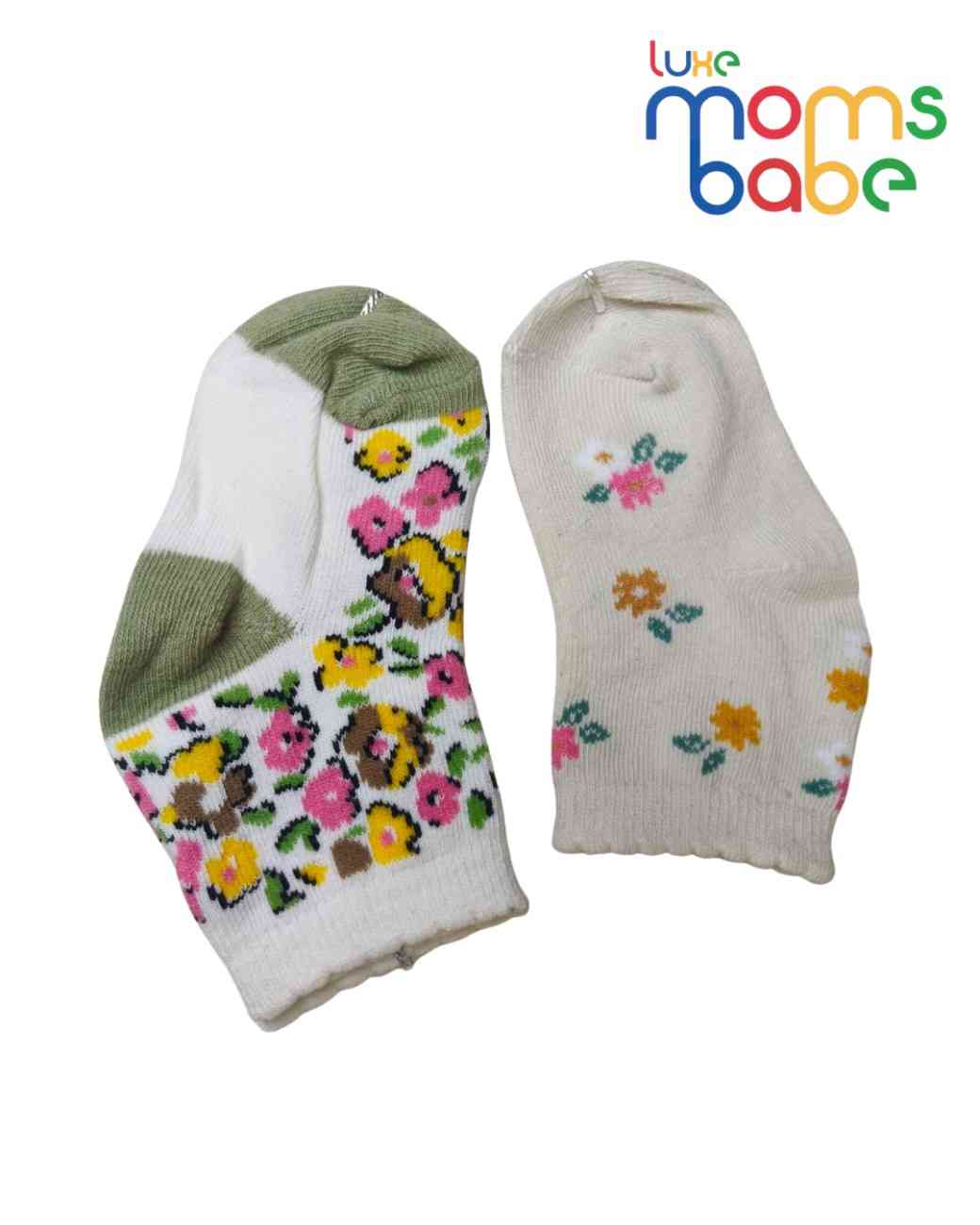 Baby Socks - Pack of 2 for Baby boys ( 6 - 12 Months )-Multi colour,, baby boys socks, cotton baby socks, baby socks 6–12 months, newborn socks, kids socks