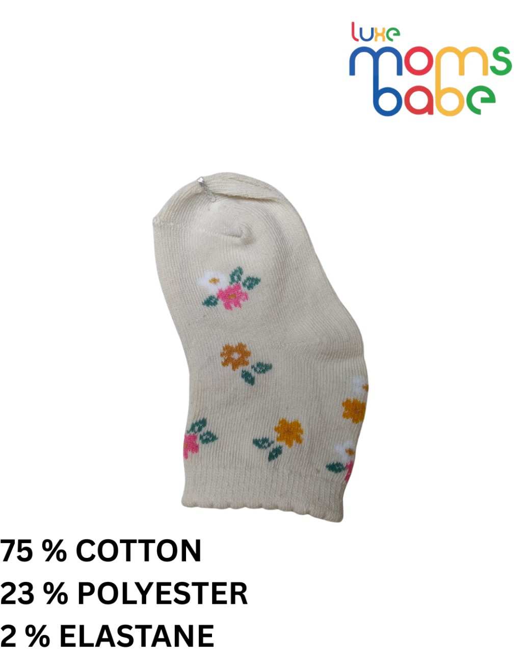 Baby Socks - Pack of 2 for Baby boys ( 6 - 12 Months )-Multi colour,, baby boys socks, cotton baby socks, baby socks 6–12 months, newborn socks, kids socks