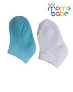 Baby Socks - Pack of 2 for Baby boys ( 6 - 12 Months )-Blue&White,baby boys socks, cotton baby socks, baby socks 6–12 months, newborn socks