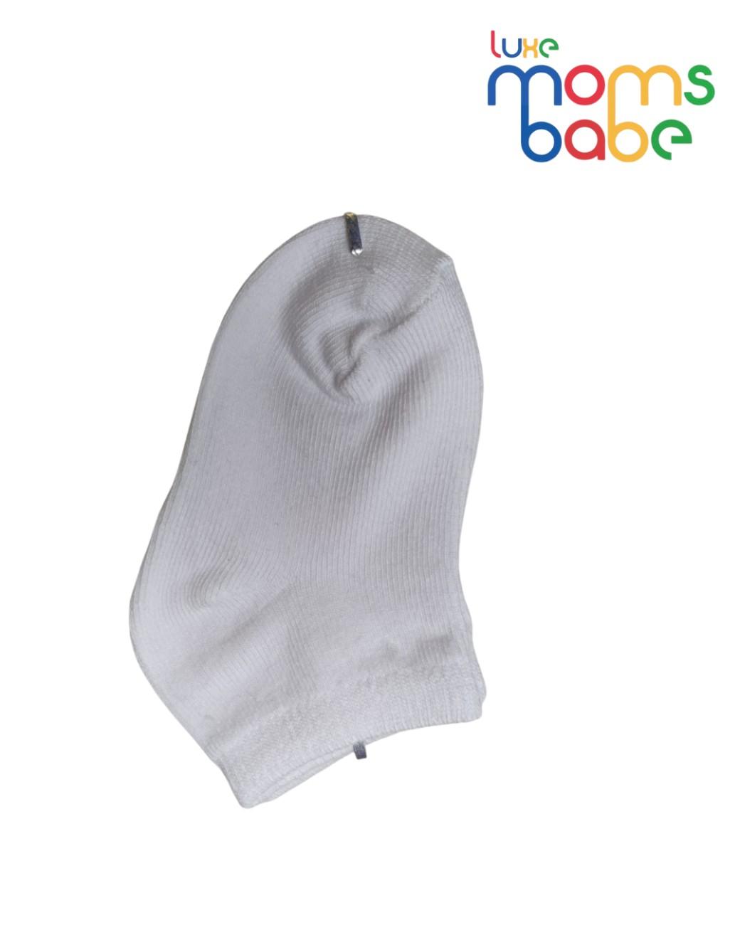 Baby Socks - Pack of 2 for Baby boys ( 6 - 12 Months )-Blue&White,baby boys socks, cotton baby socks, baby socks 6–12 months, newborn socks