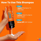 Matrix Mega Smooth Professional Shampoo with Shea Butter & Amino Acids, for Frizzy Hair | Max Smoothness for 4 Days | Used by 1 Lakh Hairstylists*| For All Hair