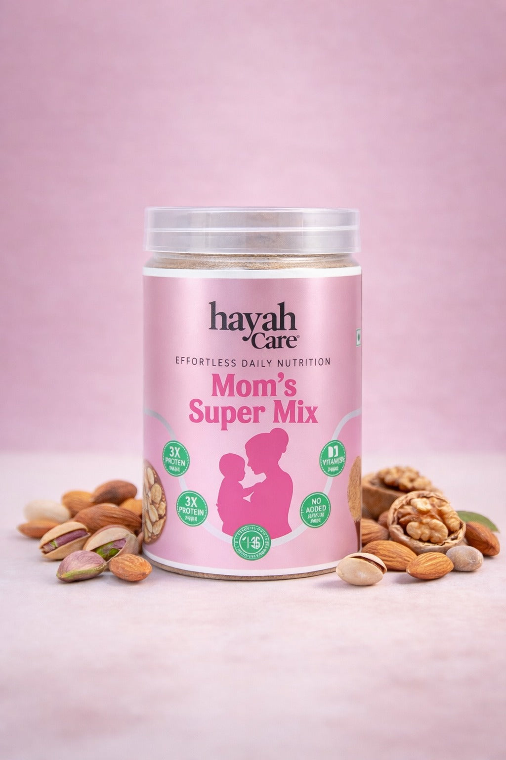 Hayah Care Mom’s Super Mix – Premium Nutrition Powder for Mothers | Energy & Wellness Blend.