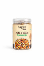 Hayah Care Nuts & Seeds Supermix, a ready-to-eat snack.