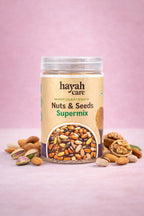 Hayah Care Nuts & Seeds Supermix, a ready-to-eat snack.