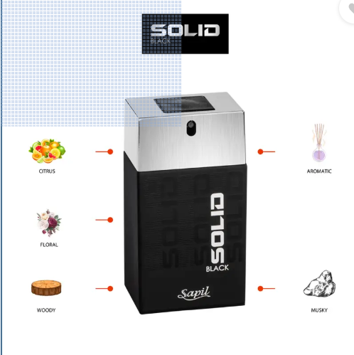 Sapil Solid Black Perfume (Imported From U.A.E) Eau de Toilette - 100 ml (For Men), Eau de Toilette men 100ml, imported perfume from UAE