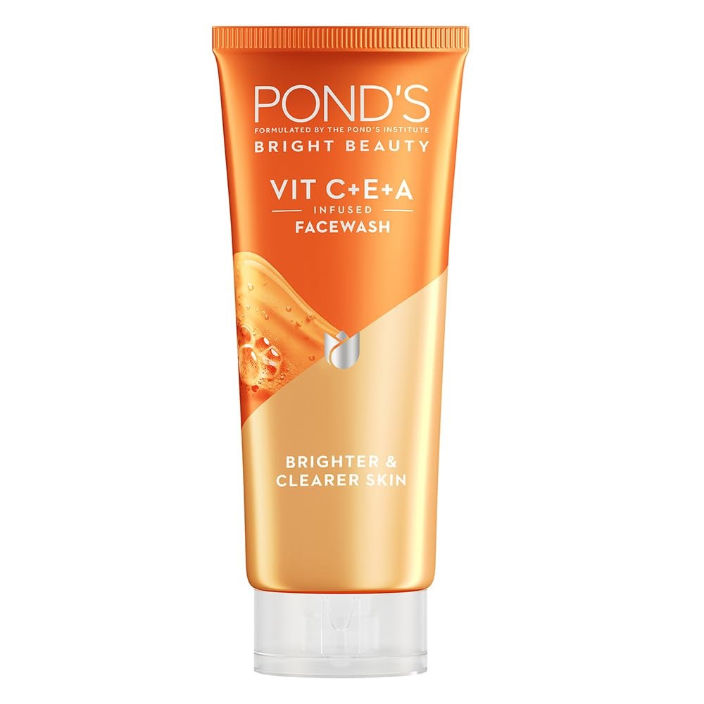 POND'S Bright Beauty Vit C+E+A Gel Face Wash 100ml,Ponds Bright Beauty face wash, vitamin C face wash, vitamin E face wash, vitamin A face wash, gel face wash