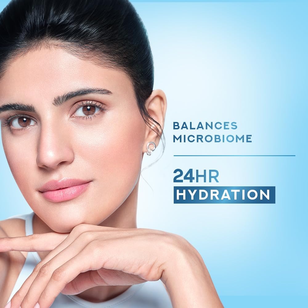 POND'S Hydra Miracle Gentle Gel Face Wash 100g | Refreshing Gel Face Wash | Gently cleanses and balances Microbiome for 24-hour Hydration