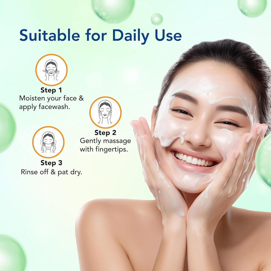 DR.RASHEL Korean Face Wash | With Rice Water & 1% Ceramide Complex | Brightening | Hydrating | Gentle Cleanser For All Skin Types | 100ml