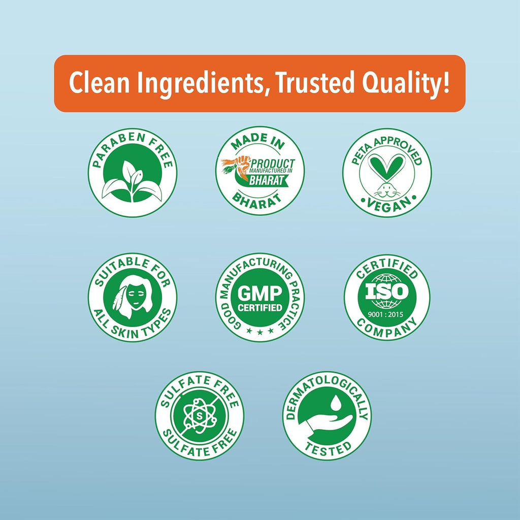 DR.RASHEL Vitamin C Face Wash Enriched with Goodness of Vitamin C with No Parabens, SLS, Silicones & Colour (100 ml)