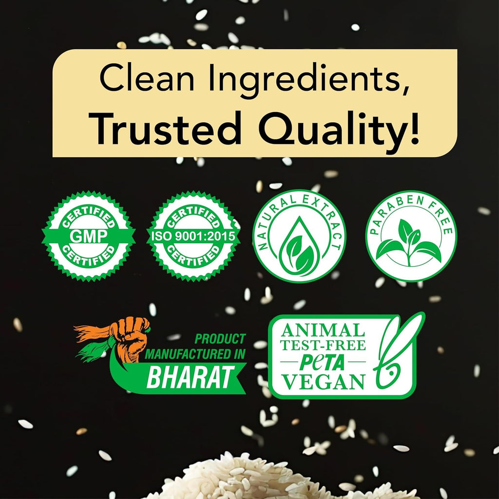 Dr. Rashel Rice Water Face Wash, 50ml, Paraben & SLS-Free, Gentle Cleanser for Tired Skin