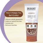 DR.RASHEL Coffee Face Wash For Men & Women Concentrate for Deep Cleansing & Clove Purifying With Active Coffee Beans Crushed And Natural Ingredients