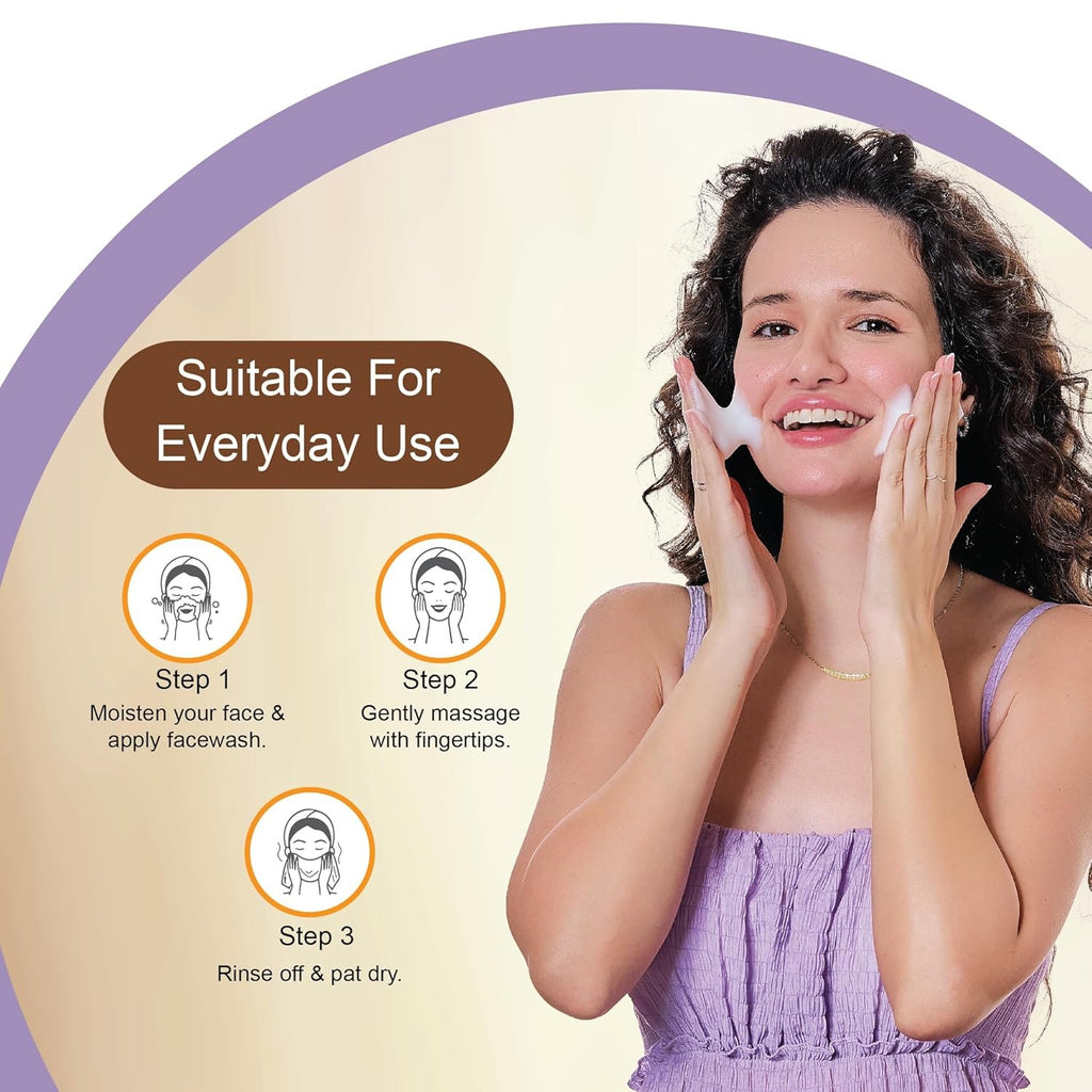 DR.RASHEL Coffee Face Wash For Men & Women Concentrate for Deep Cleansing & Clove Purifying With Active Coffee Beans Crushed And Natural Ingredients