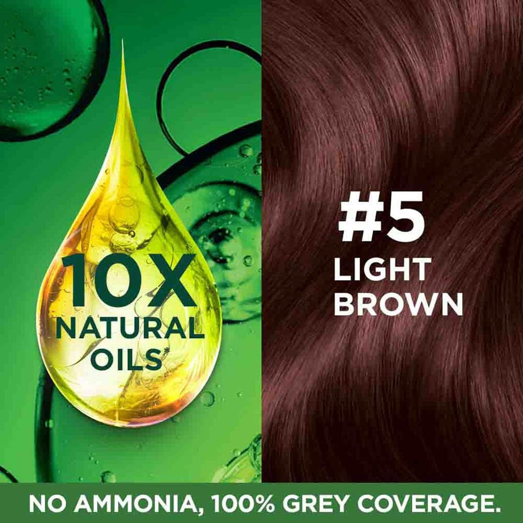 Garnier, Hair Colouring Creme, Long-lasting Colour, Smoothness & Shine, Color Naturals, Shade: 7.3 Golden Brown, 55ml + 50g