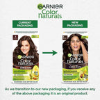 Garnier Color Naturals Crème hair color, Shade 4 Brown, 70ml + 60g