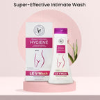 LE V-Wash for Woman with Lactic Acid & Tea Tree Oil, Intimate Wash Woman for pH Balance, Skin Nourishment & Antiseptic Protection, Soothes Sensitive Skin with A
