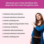 LE V-Wash for Woman with Lactic Acid & Tea Tree Oil, Intimate Wash Woman for pH Balance, Skin Nourishment & Antiseptic Protection, Soothes Sensitive Skin with A