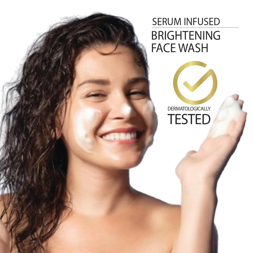 Streax Bright & Shine Face Wash for Glowing Skin,100 ml | 4% Vitamin C & Glycolic Acid Serum Complex | Face Cleanser | Vitamin C Face Wash | For Man & Woman |