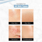 Streax Hydrate & Shine Skin Hydrating Face Wash Cleanser, 100 ml | 4% Hyaluronic & Glutathione Serum Complex | Instant Glow, Glass Skin Finish | For Man & Woman