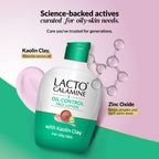 Lacto Calamine Face Lotion | 120ml | Daily Moisturizer For Face - Combination To Normal Skin | Kaolin Clay & Aloe Vera | Abosrbs Excess Oil | Fights Pimples