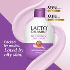 Lacto Calamine Face Lotion | 120ml | Daily Moisturizer For Face - Oily Skin | Kaolin Clay, Glycerine & Zinc Oxide | Abosrbs Excess Oil | Fights Pimples