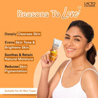 Lacto Calamine Vitamin C Face Wash | Pack of 1 x 100ml | Aloe Vera & Niacinamide Face Wash for Glowing Skin | Facewash that Exfoliates Skin & Reduces