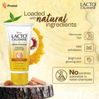 Lacto Calamine Ubtan Face Wash for Glowing Skin | Natural Face Wash with Sandalwood, Saffron, Neem, Almond & Turmeric | Exfoliating Facewash reduces Tan