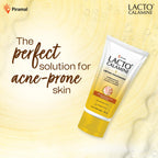 Lacto Calamine Ubtan Face Wash for Glowing Skin | Natural Face Wash with Sandalwood, Saffron, Neem, Almond & Turmeric | Exfoliating Facewash reduces Tan