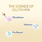 Vaseline Gluta-Hya Flawless Glow Lotion for Face & Body | Gives Brighter Skin | Glutathione & Pro-Retinol Infused Moisturizer, 200ml