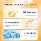 Vaseline Gluta Hya - Antioxidant SPF 50 PA+++ Sunscreen for Face & Body | Glutathione & Hyaluronic Acid infused Sunscreen 175 ML