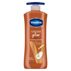 Vaseline Cocoa Glow Serum In Lotion, 600 ml | 100% Pure Cocoa & Shea Butter for Glowing & Soft Skin