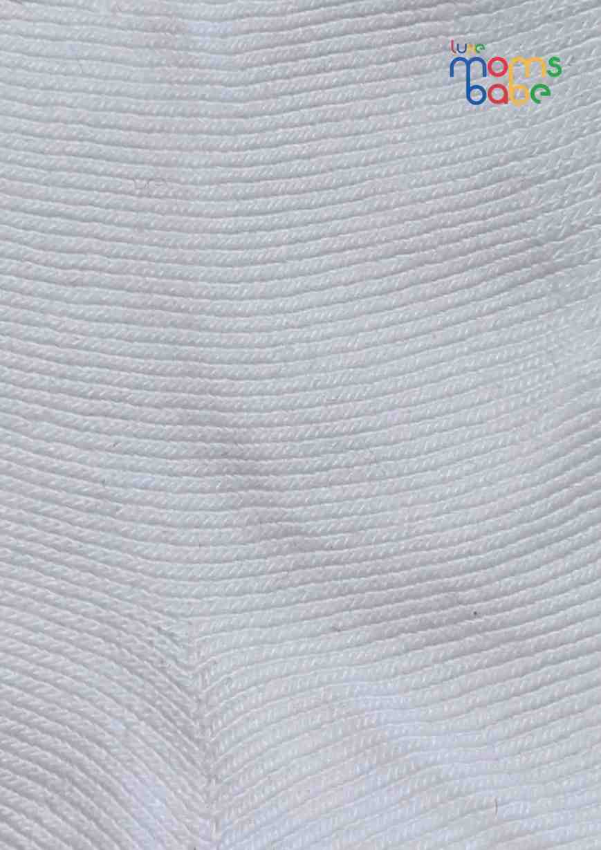 Baby Socks  - Pack of 2  for Baby boys ( 12-24 Months )-White&Light blue,cotton baby socks, kids socks pack of 2, soft toddler socks, anti slip baby socks