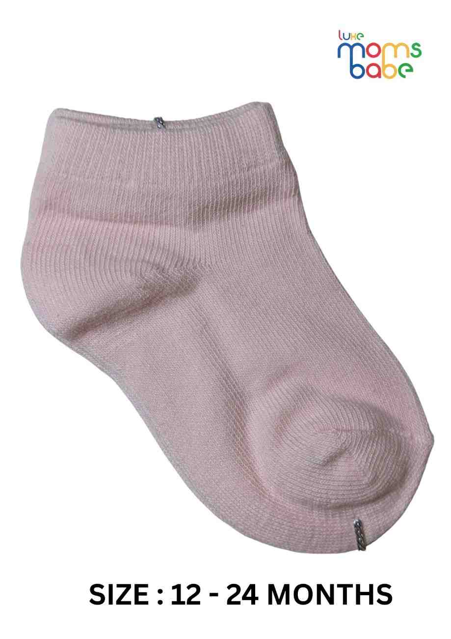 Baby Socks  - Pack of 2  for Baby boys (12-24 Months ),light purple and pink.baby socks, purple pink baby socks, soft infant socks, stretchable toddler socks