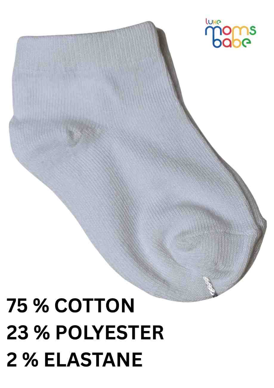 Baby Socks  - Pack of 2  for Baby boys ( 12-24 Months )-Blue and white,cotton baby socks, kids socks pack of 2, soft toddler socks, infant socks boys