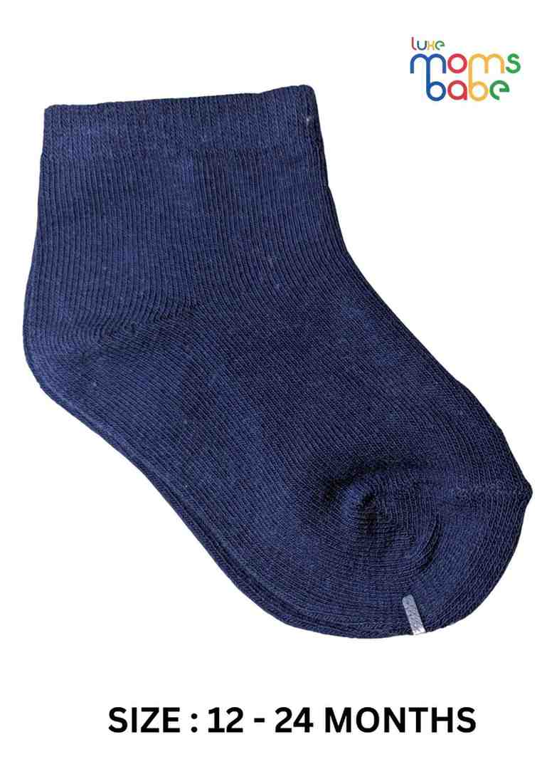 Baby Socks  - Pack of 2  for Baby boys ( 12-24 Months ), -Black&White,cotton baby socks, kids socks pack of 2, soft toddler socks, infant socks boys