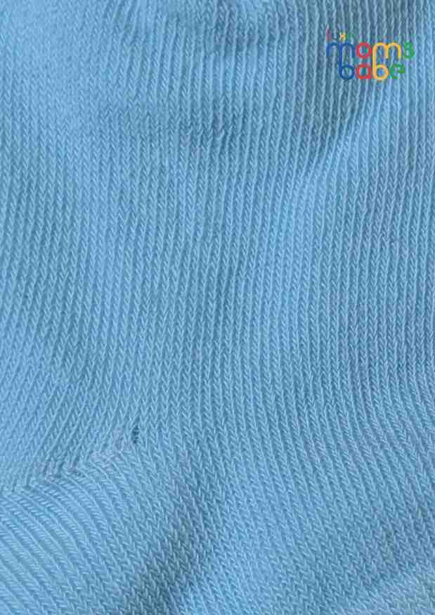 Baby Socks  - Pack of 2  for Baby boys ( 12-24 Months )-Blue and Purple,cotton baby socks, blue purple baby socks, soft infant socks, stretchable baby socks