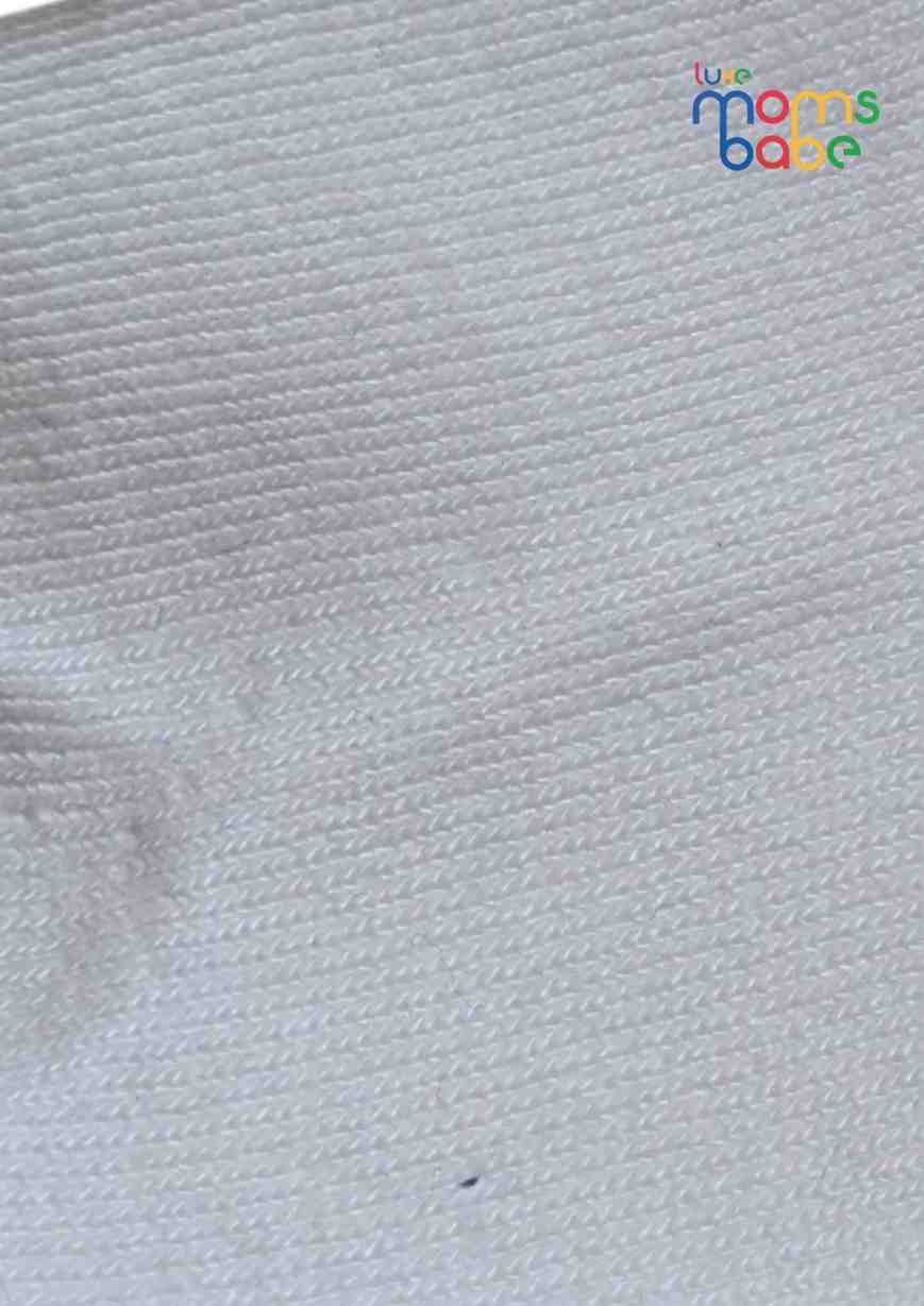 Baby Socks  - Pack of 2  for Baby boys ( 12-24 Months )-white and grey,cotton baby socks, kids socks pack of 2, soft toddler socks, infant socks boys