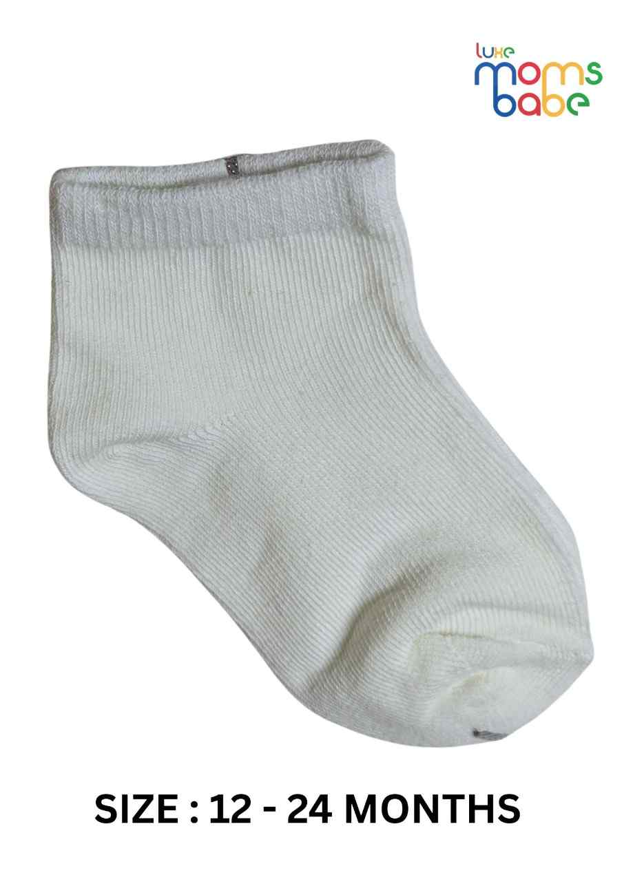 Baby Socks  - Pack of 2  for Baby boys ( 12-24 Months )Navy Blu&White,cotton baby socks, kids socks pack of 2, soft toddler socks, stretchable infant socks