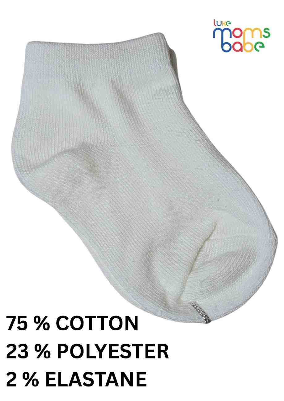 Baby Socks  - Pack of 2  for Baby boys ( 12-24 Months )-Light blue&White,cotton baby socks, kids socks pack of 2, soft toddler socks, stretchable infant socks