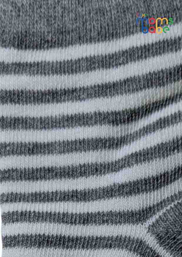 Baby Socks  - Pack of 2  for Baby boys ( 12-24 Months )- brown, grey, white, black, and yellow,kids socks pack of 2, soft toddler socks