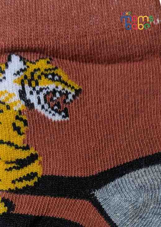 Baby Socks  - Pack of 2  for Baby boys ( 12-24 Months )-Multi colour,infant ankle socks, soft baby socks, stretchable baby socks, breathable baby socks