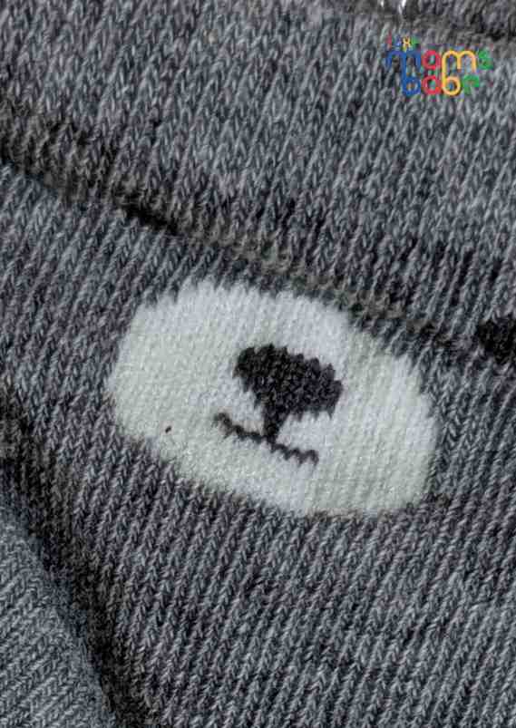 Baby Socks  - Pack of 2  for Baby boys ( 12-24 Months )- grey and blue,stretch baby socks, breathable baby socks, boys ankle socks, toddler footwear