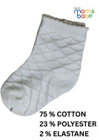 Baby Socks  - Pack of 2  for Baby boys ( 12-24 Months )-Green&White,breathable baby socks, boys ankle socks, toddler footwear, daily wear socks