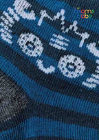 Baby Socks  - Pack of 2  for Baby boys ( 12-24 Months )-Blue&Grey,breathable baby socks, boys ankle socks, toddler footwear, daily wear socks