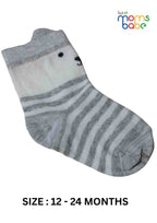 Baby Socks  - Pack of 2  for Baby boys ( 12-24 Months )-Multi colour,cotton baby socks, soft infant socks, stretch baby socks, breathable baby socks