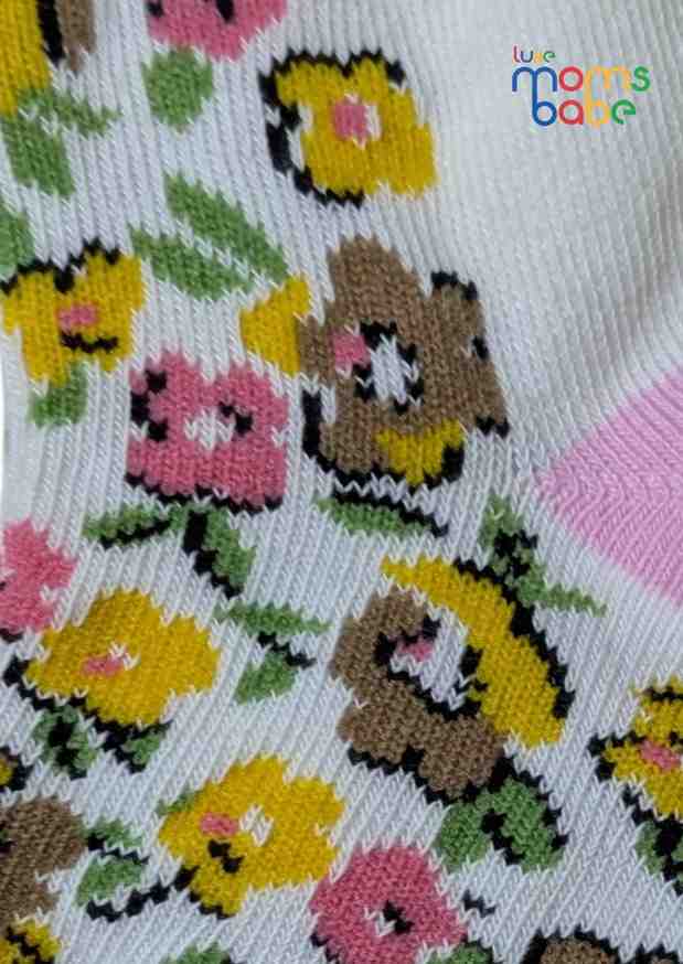 Baby Socks  - Pack of 2  for Baby boys ( 12-24 Months )-green, pink, and yellow ,breathable baby socks, boys ankle socks, toddler footwear, daily wear socks