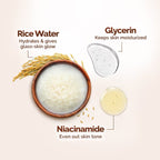 Rice Dewy Bright Face Wash With Rice Water & Niacinamide for Glass Skin - 150 ml