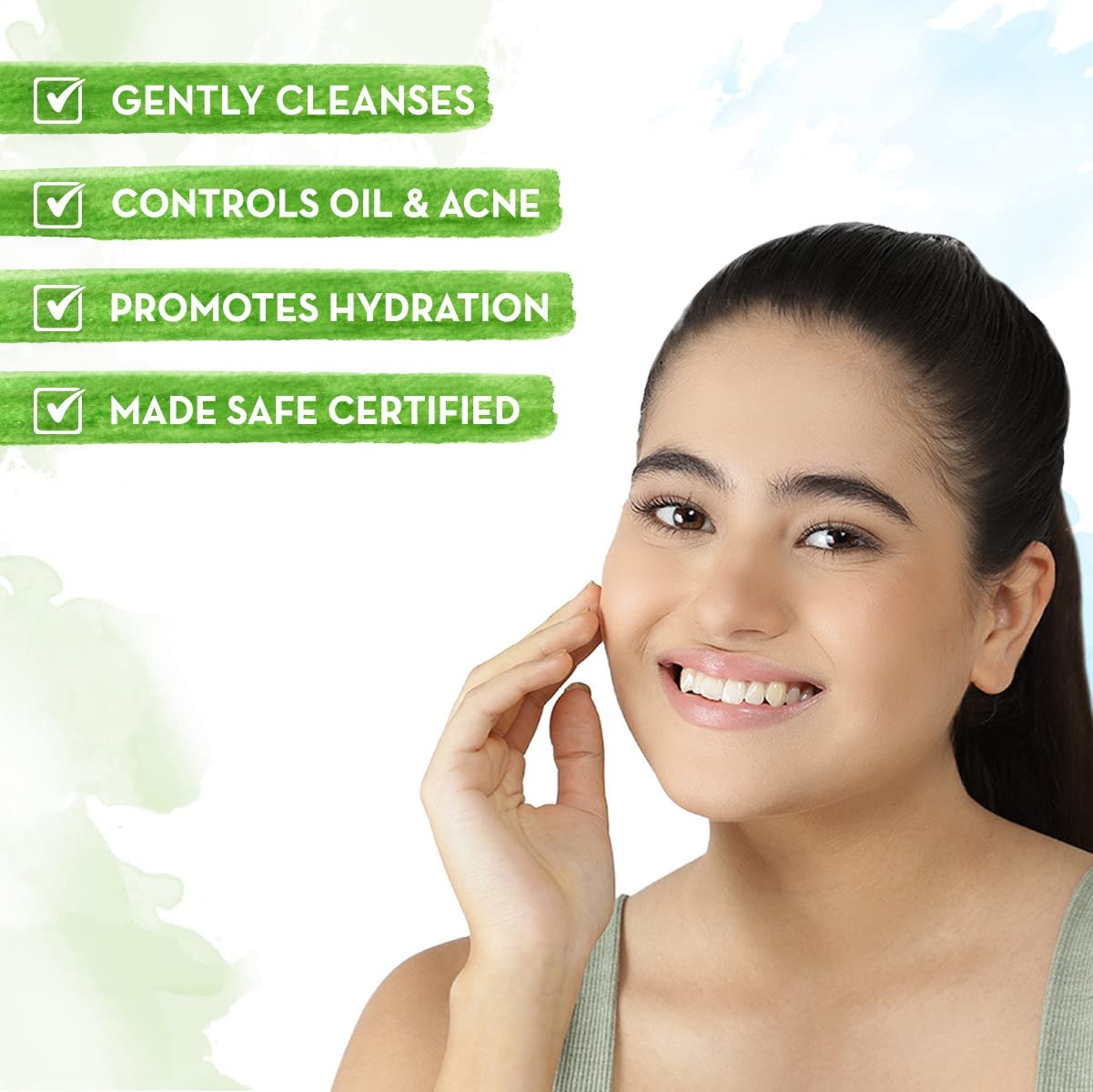 Mamaearth Multani Mitti Face Wash with Multani Mitti & Bulgarian Rose For Oil Control & Acne | Suits All Skin Types | Hydrating & Gentle | Paraben-Free