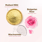 Mamaearth Multani Mitti Oil Balance Face Wash with Multani Mitti & Bulgarian Rose for Normal to Oily Skin - 150 ml Balances Excess Oil Production | Gentle Clean