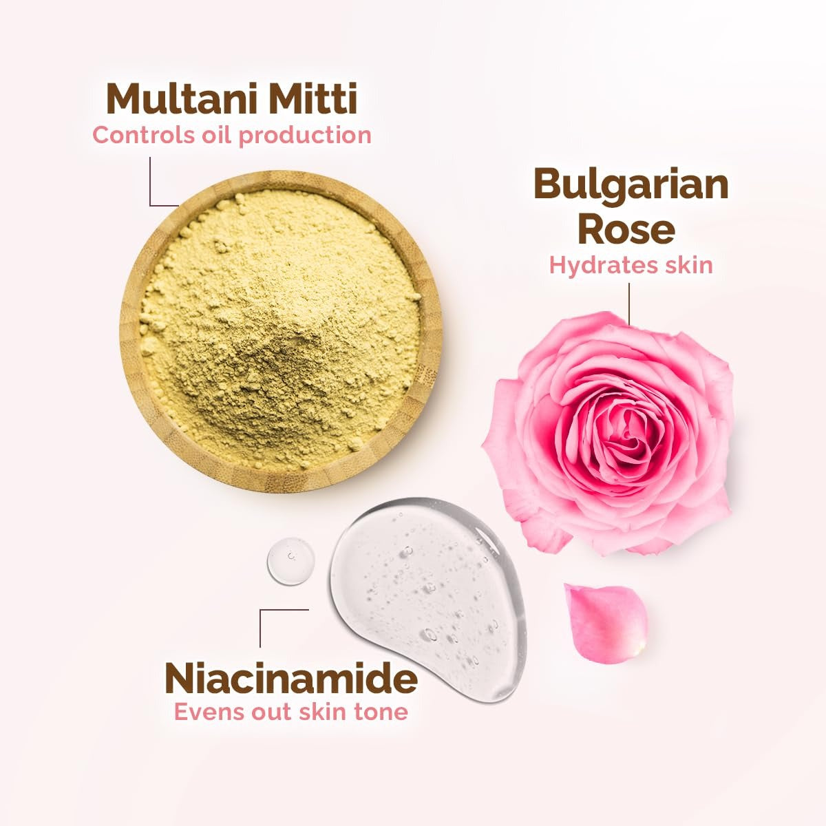 Mamaearth Multani Mitti Oil Balance Face Wash with Multani Mitti & Bulgarian Rose for Normal to Oily Skin - 150 ml Balances Excess Oil Production | Gentle Clean